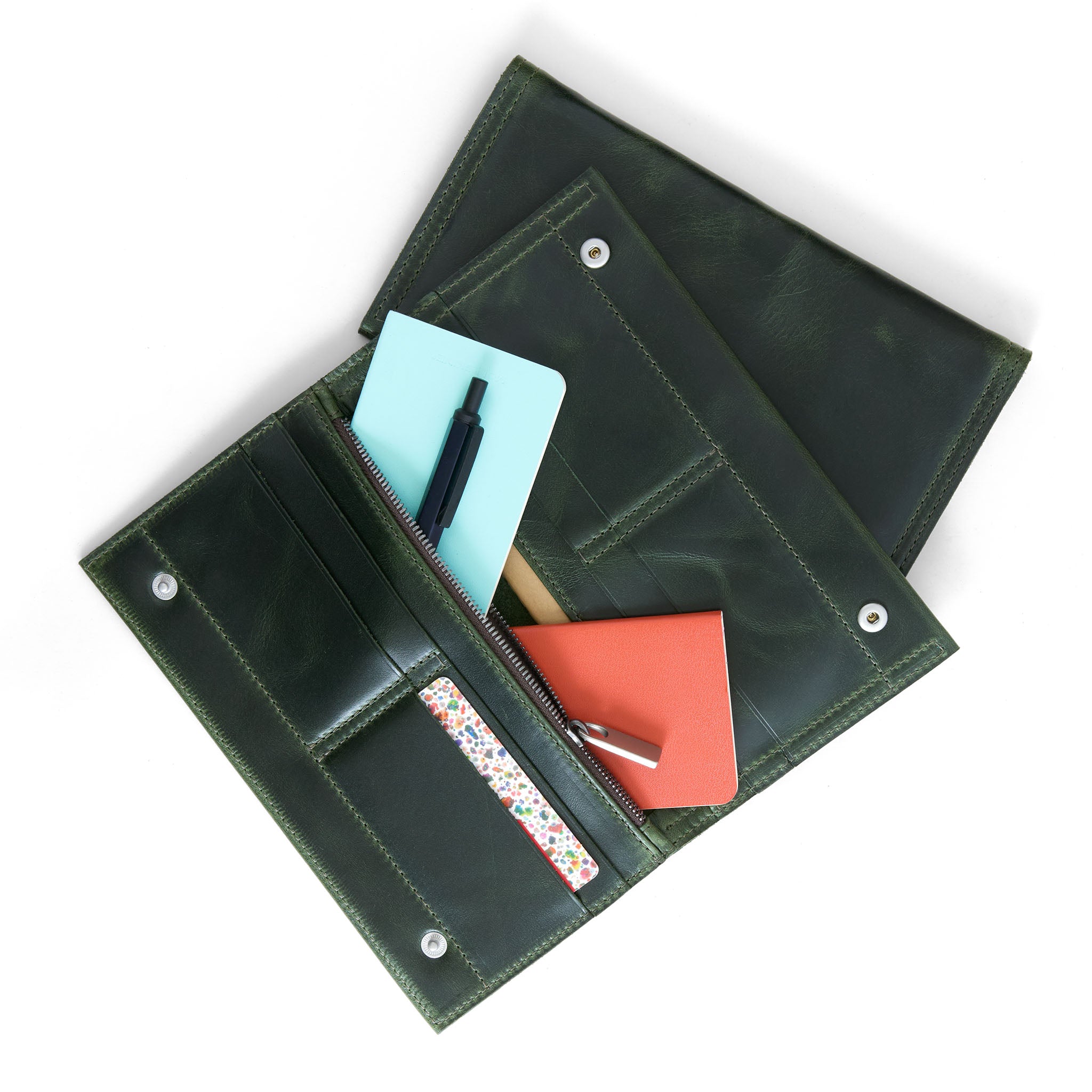 bergamo green wallet