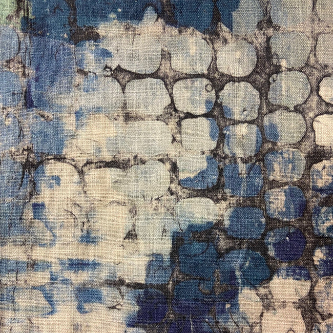 blue puddles | linen blend | vault premium