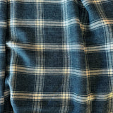 dark navy plaid | swatch
