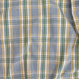 spring green & navy plaid | swatch