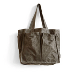 dark oak waxed canvas | swatch
