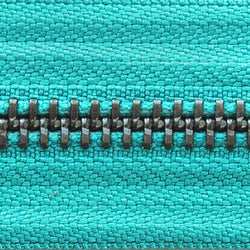 aqua | antique | zipper swatch