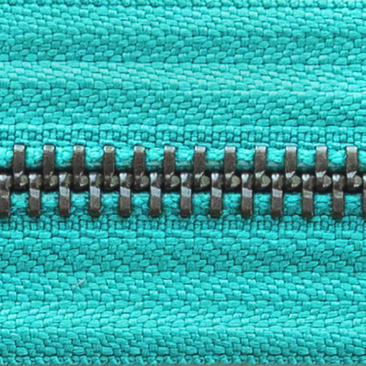 aqua | antique | zipper swatch