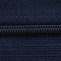 black | nylon | zipper swatch