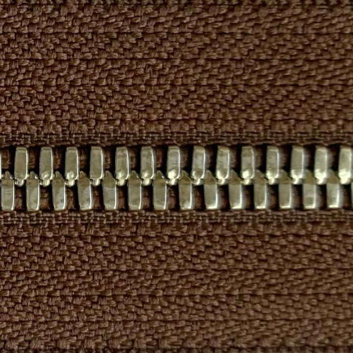 chestnut | nickel | zipper swatch