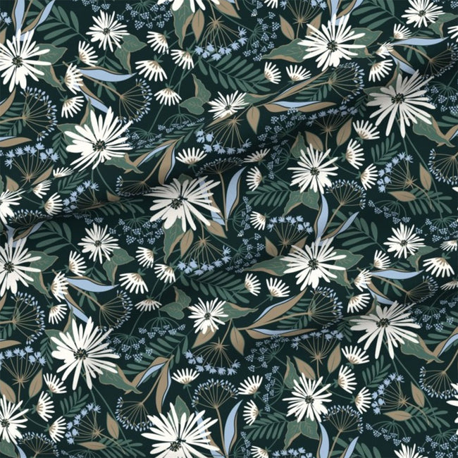 midnight daisy | cotton sateen | vault premium