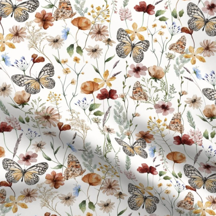 pressed flowers | cotton sateen | vault premium