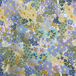 rifle paper co. mimi blue | linen cotton blend | vault