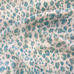 teal paws | swatch of teal paws