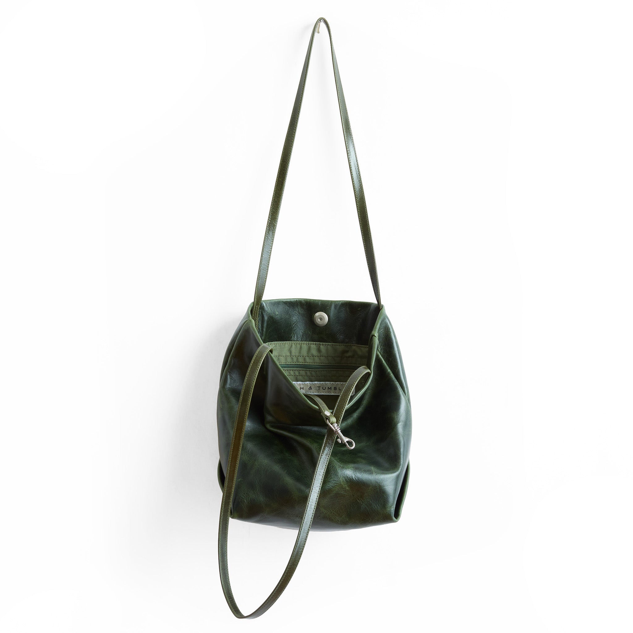 ballet tote in bergamo green