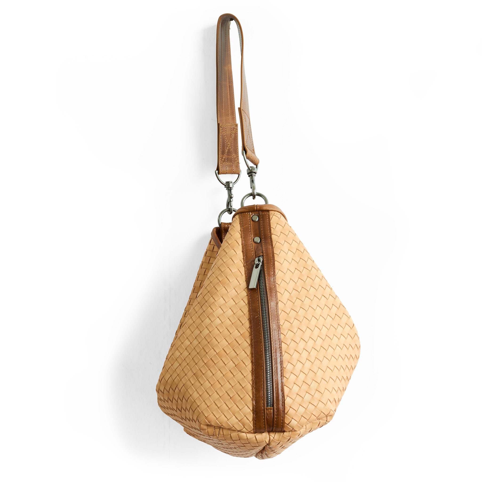 boho in woven saddle