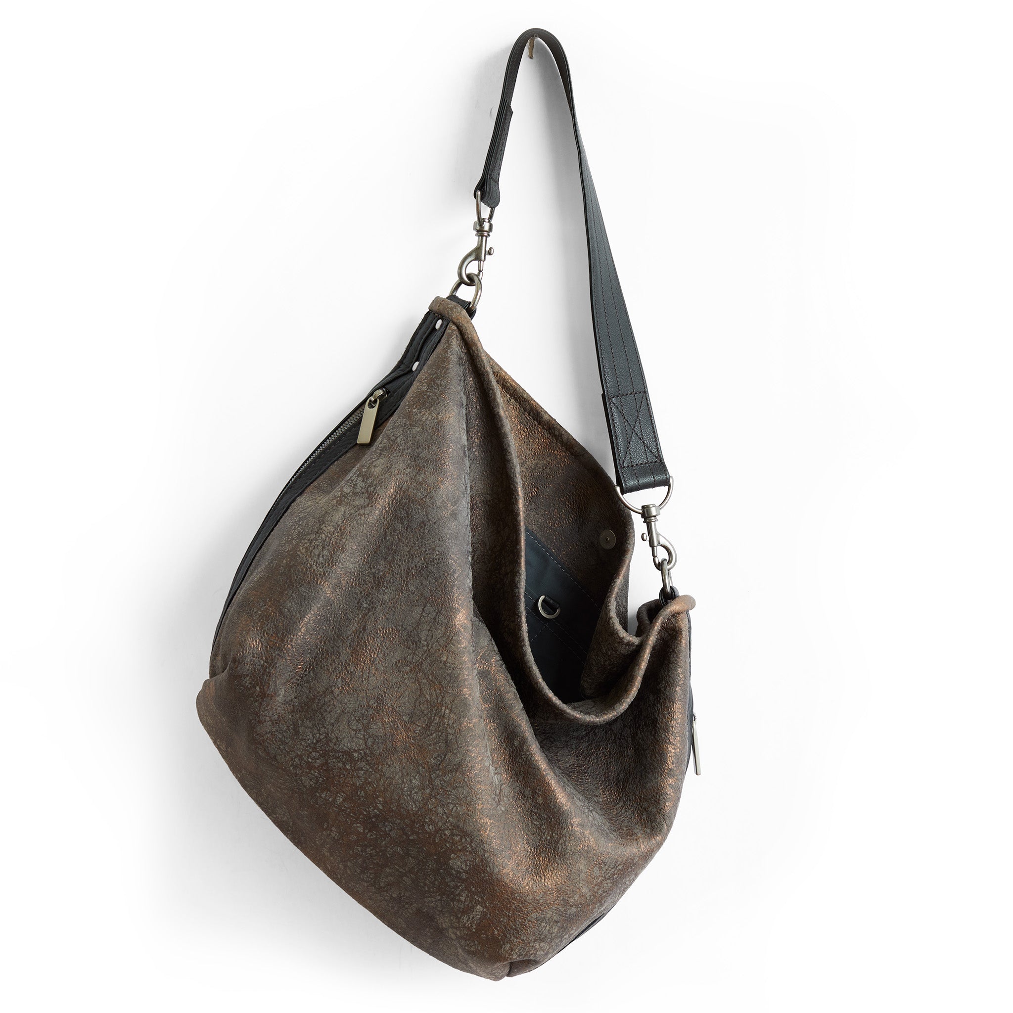 large boho DZ in saturn lamb with core grey lining