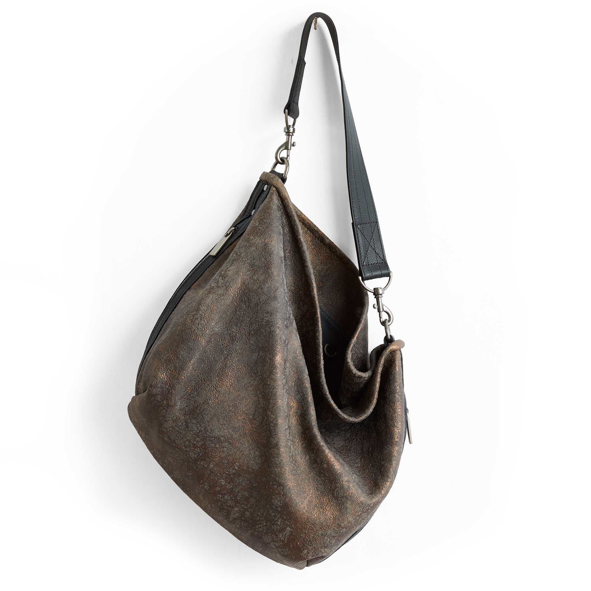 large boho DZ in saturn lamb with core grey lining