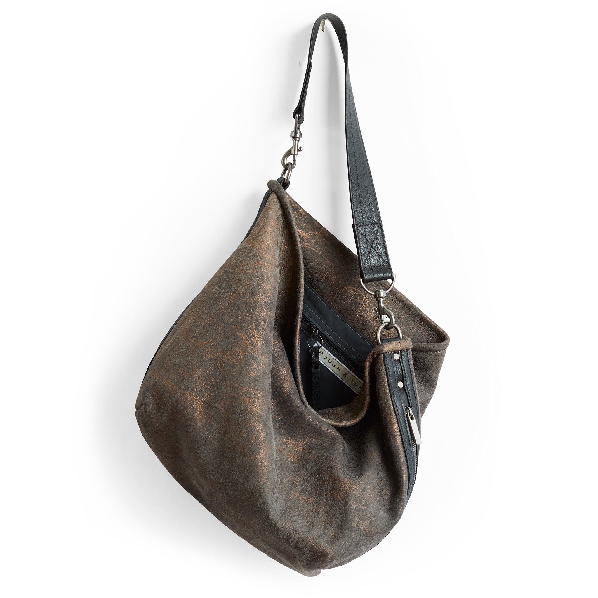 large boho DZ in saturn lamb with core grey lining