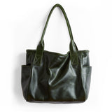 bergamo green + pine | bucket tote in bergamo green