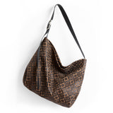 porta tan + black | large central boho in porta tan