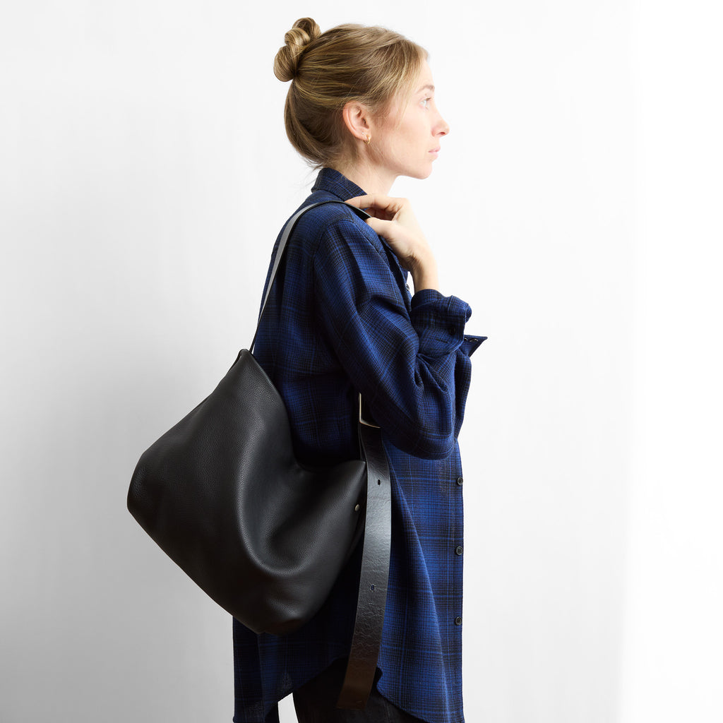 model wearing small central boho 