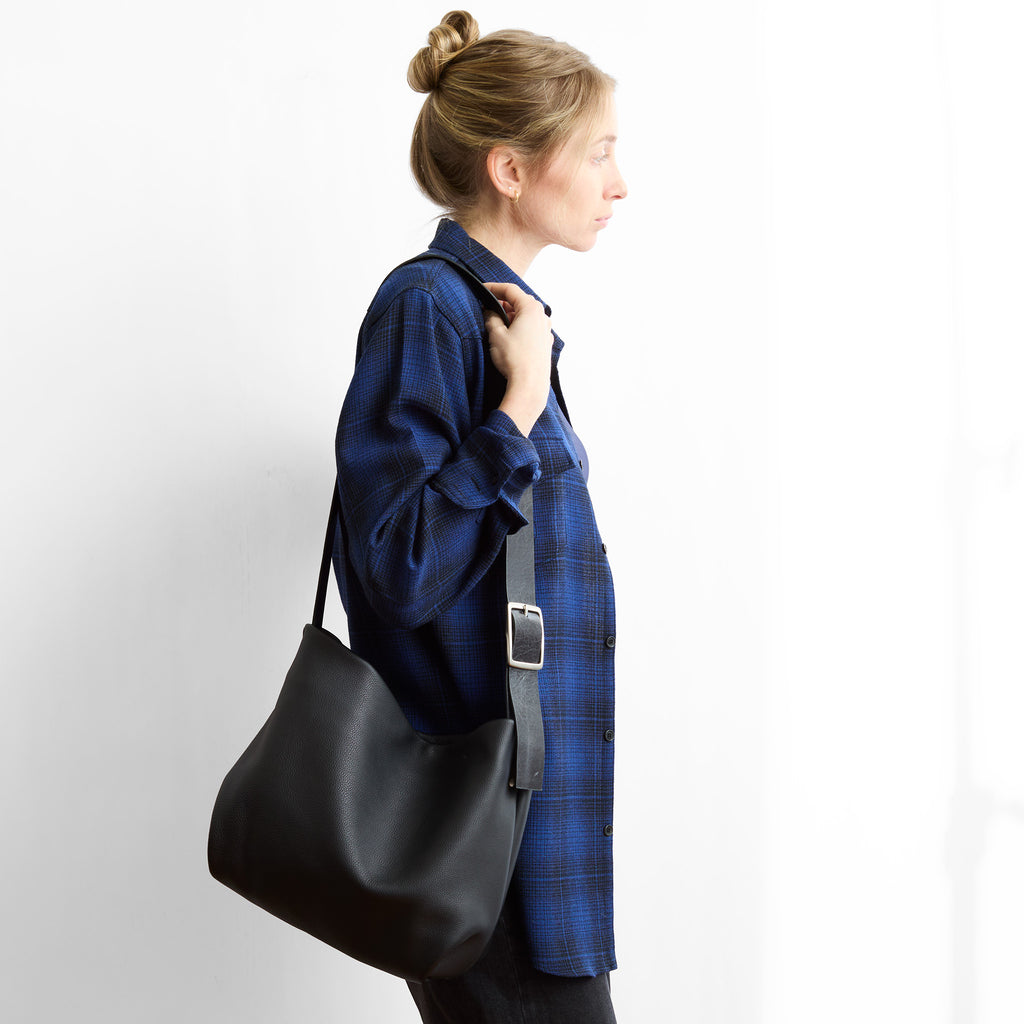 model wearing small central boho 