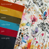 windy grasses | cotton sateen | swatch