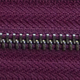 berry | nickel | zipper swatch