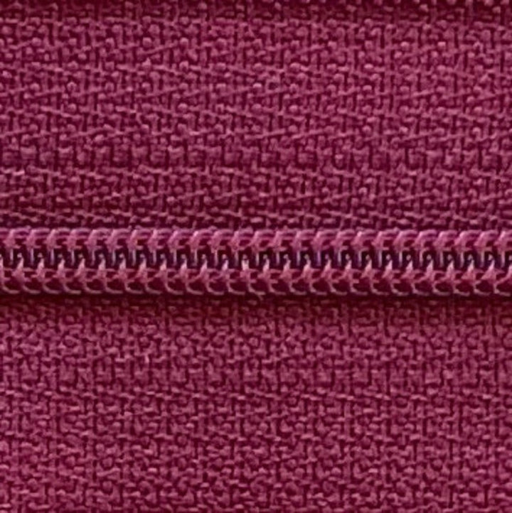 berry | nylon | zipper swatch