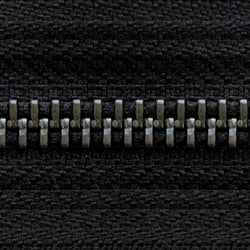 black | antique | zipper swatch