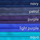 purple | nylon | zipper swatch