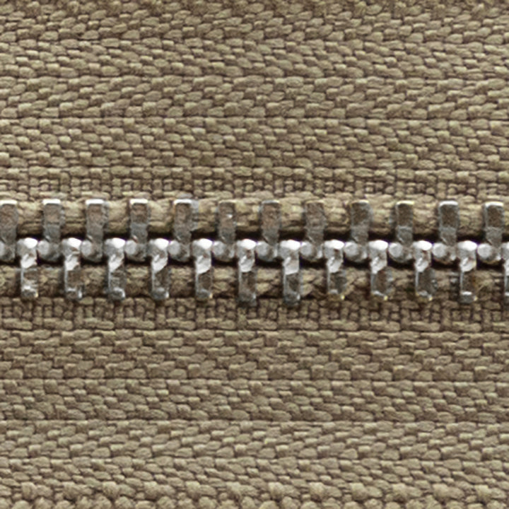 mocha | nickel | zipper swatch