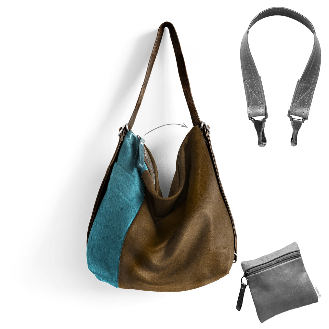 Custom Side Pocket Hobo Pack - Customer's Product with price 491.00
