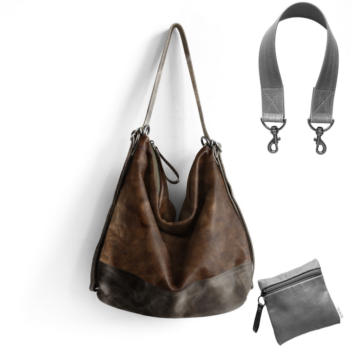 Custom Adjustable Hobo | Leather Base - Customer's Product with price 461.00