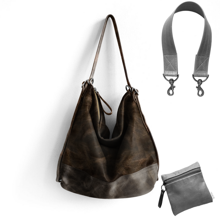 Custom Adjustable Hobo | Leather Base - Customer's Product with price 506.00