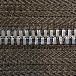 tusk | nickel | zipper swatch